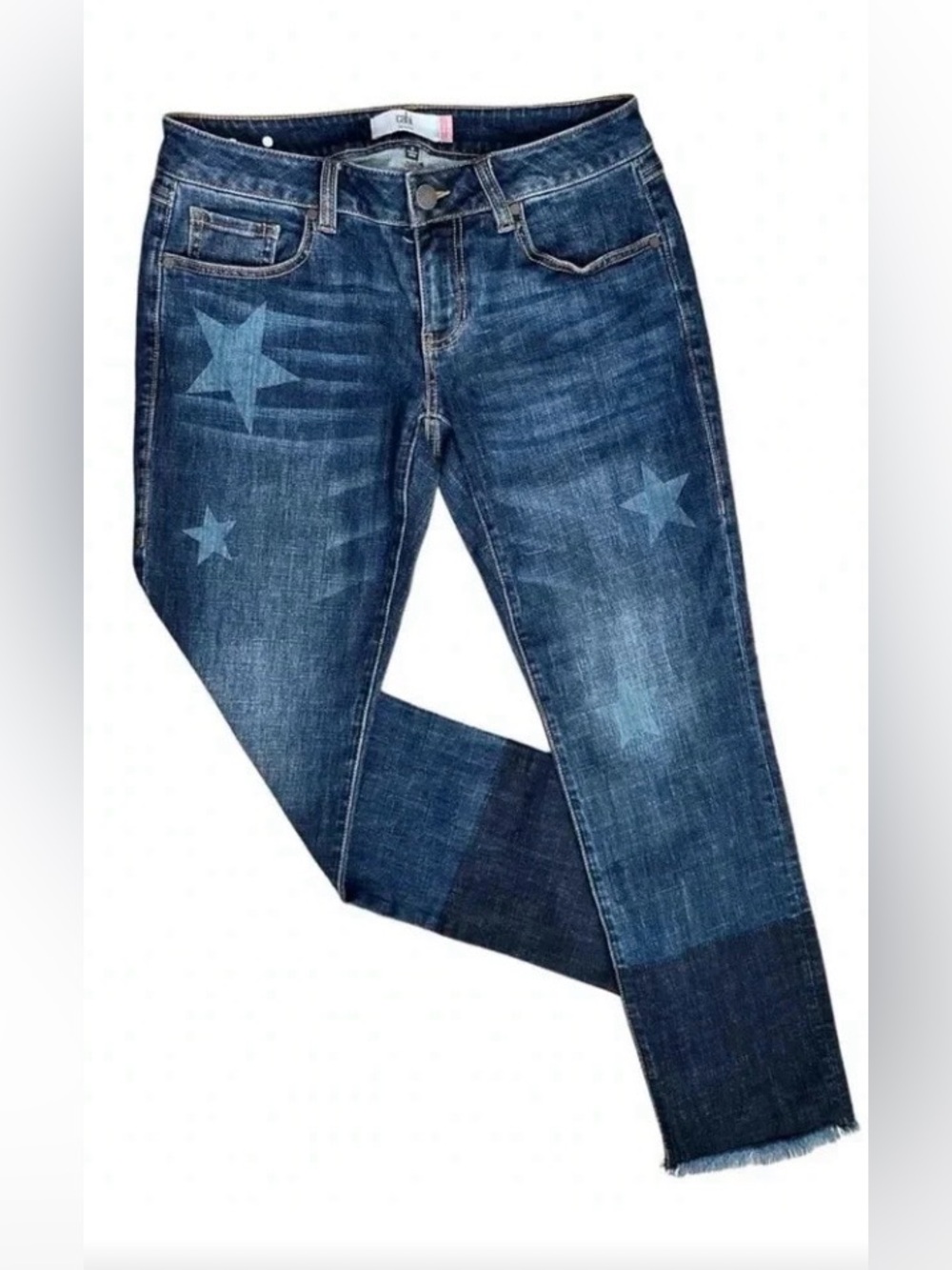 🦄Cabi Slim Boyfriend Star Jeans size 4